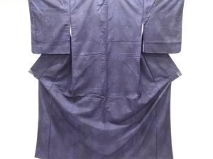 重ね菱に華紋織出し手織り紬着物